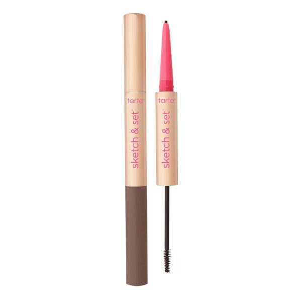 Tarte Big Ego Sketch & Set | 2-in-1 Brow Pencil & Tinted Gel | Waterproof, Vegan