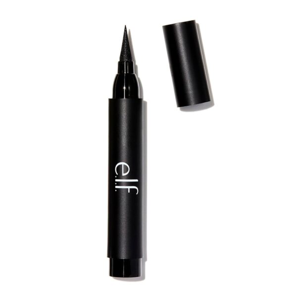 e.l.f. Intense Ink Eyeliner – Long-Lasting, Precise Tip, Blackest Black