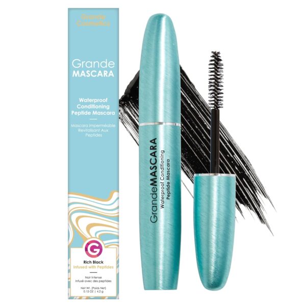 GrandeMASCARA Peptide Mascara – Volume & Length, Clump-Free, Long-Lasting
