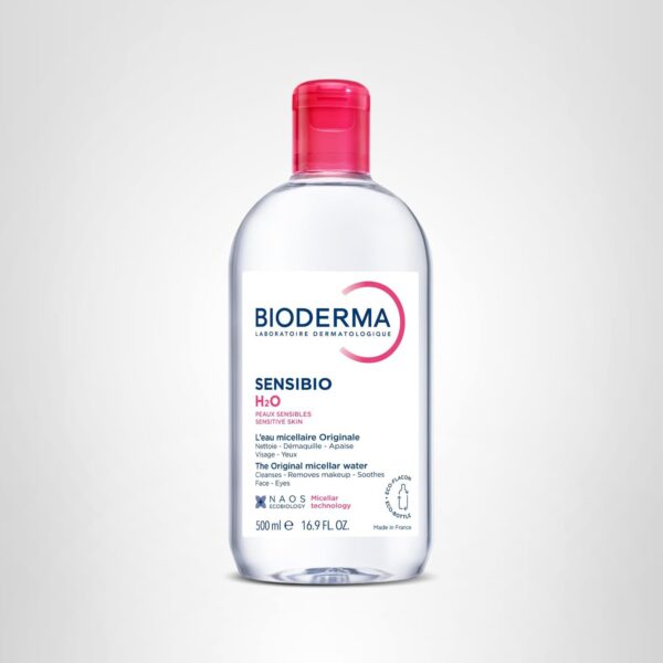 Bioderma - Sensibio - H2O Micellar Water - Makeup Remover Cleanser - Face Cleanser for Sensitive Skin