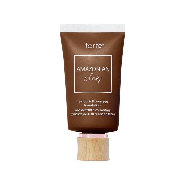 tarte Amazonian clay 16-hour full coverage foundation – Matte Finish Foundation with Amazonian Clay & Vitamin E for Hydration & Smooth Looking Skin, Vegan & Cruelty Free