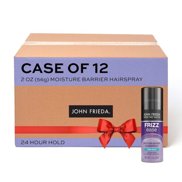 John Frieda Frizz Ease Moisture Barrier Hairspray, Firm Hold, 2 Oz (Pack of 12)