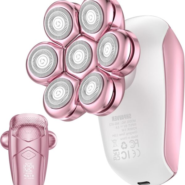 SHPAVVER Electric Women’s Razor – Rechargeable Waterproof Body Shaver