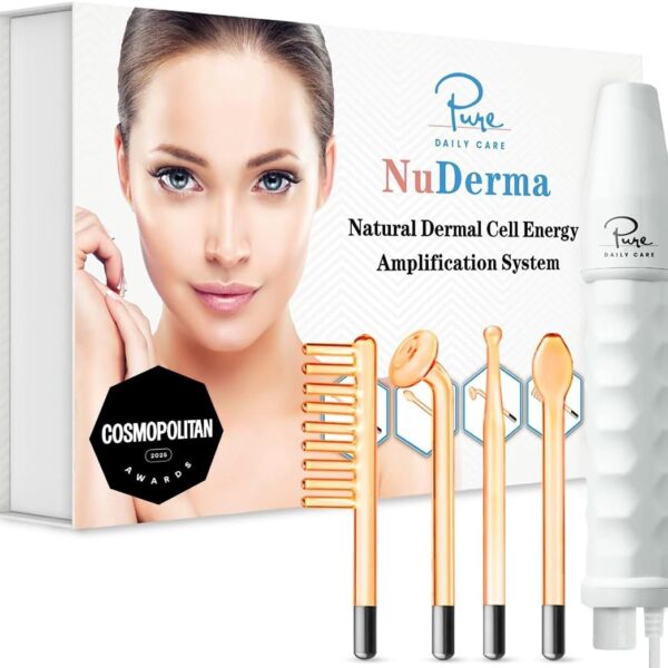 Pure Daily Care NuDerma Skin Therapy Wand – Anti-Aging, Skin Tightening & Wrinkle Care Device