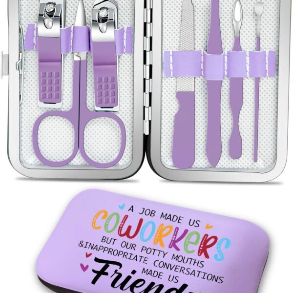 7-Piece Nail Clipper Set – Professional Travel & Home Grooming Kit, Farewell Gift for Coworkers