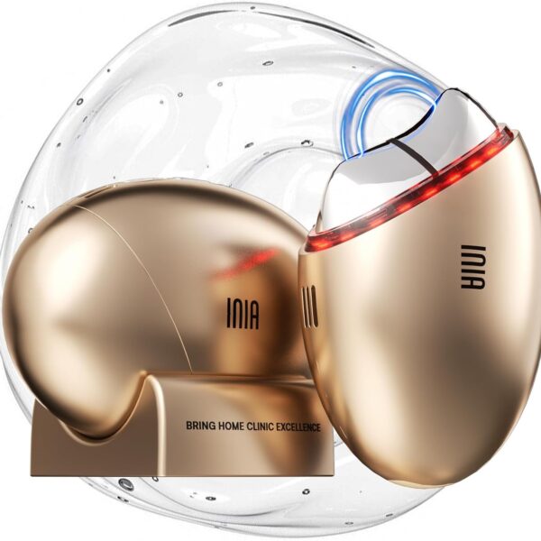INIA 7-in-1 Red Light Therapy Gua Sha Massager – Thermal & Cryo Face Tool