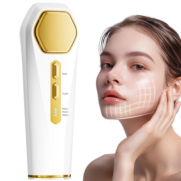 INTEO Glass Facial Massager – Glow Device for Face & Neck, Portable Skincare Tool
