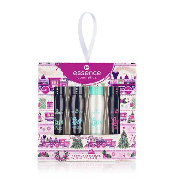 essence Lash Princess Mascara Gift Set – 4 Vegan Mascaras for Volume, Curl & False Lash Effect