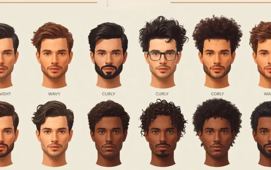 Men’s Hair Type Chart Identify and Care for Your Hair