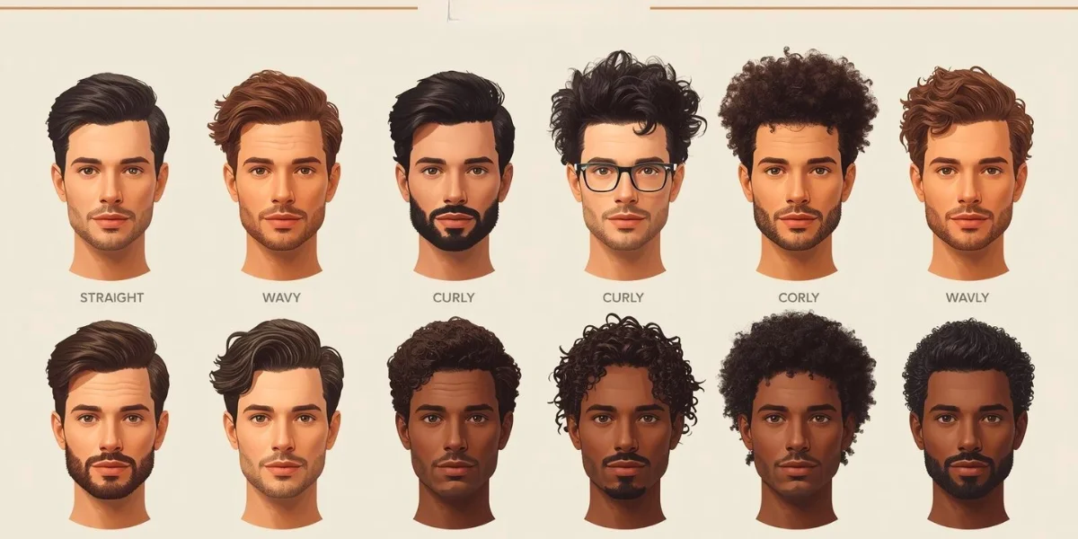 Men’s Hair Type Chart: Identify and Care for Your Hair